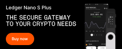 Ledger Nano S Plus hardware wallet