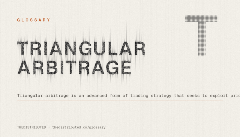 Triangular Arbitrage: Triangular arbitrage is an advanced form of trading strategy that seeks to exploit price.